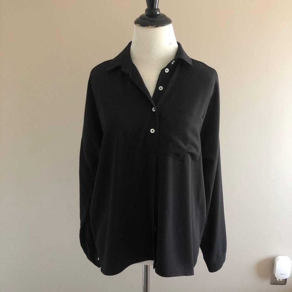 NWT Amanda Uprichard Button Detail Blouse Size XS - Picture 3 of 7